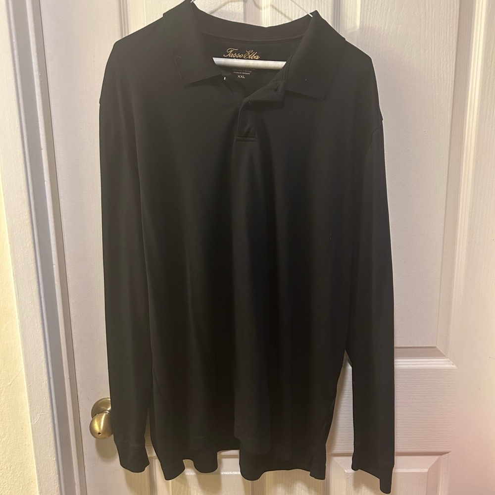 Long sleeve polo shirt